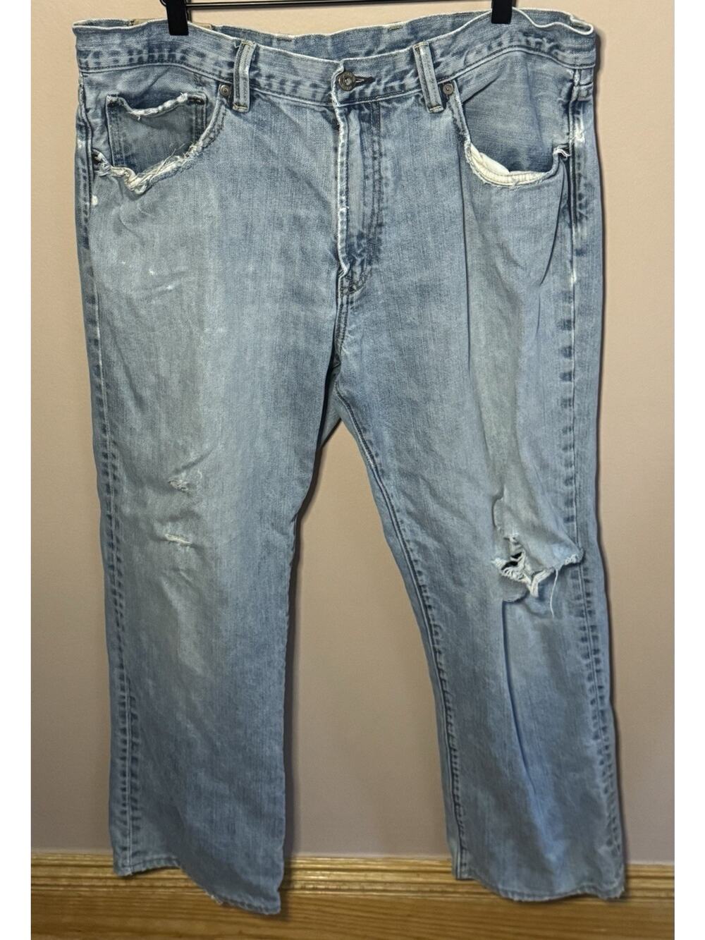 Mens Distressed Gap Jeans 38 X 29 Standard Fit